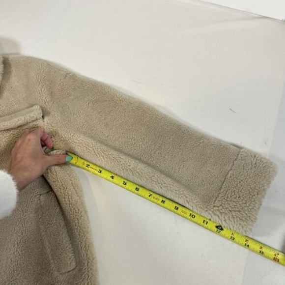 Daniella Erin NYC Womens Shearling Jacket Coat - Picture 7 of 8